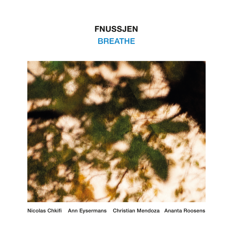 Album cover FNUSSJEN - BREATHE | foto: schaduw van boom en bladeren