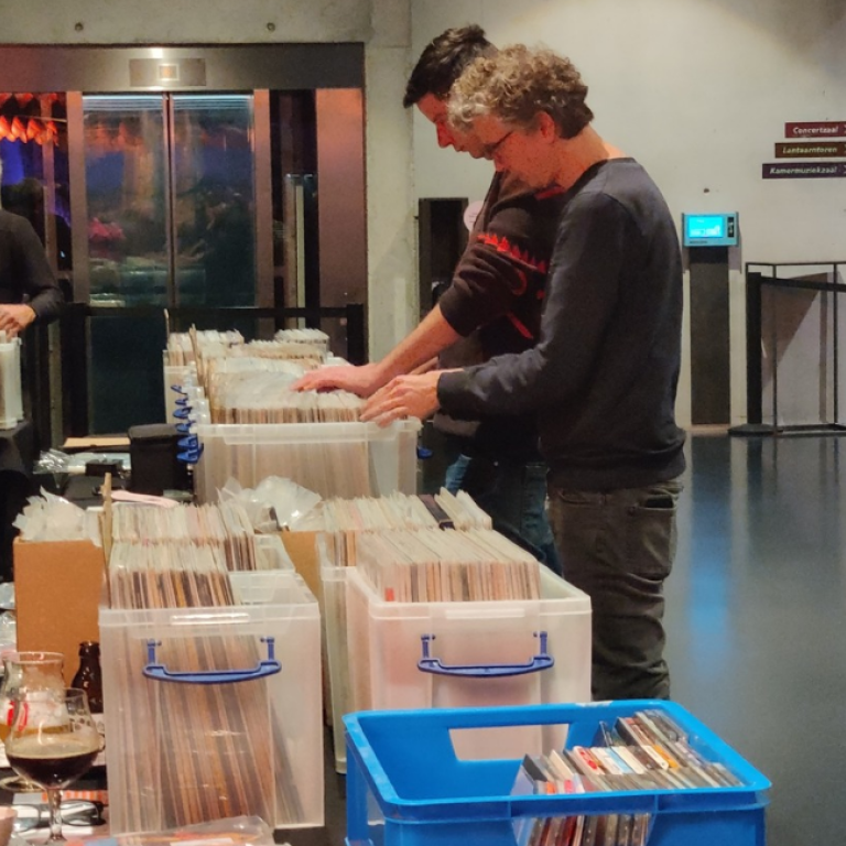 Vinylbeurs in Concertgebouw 