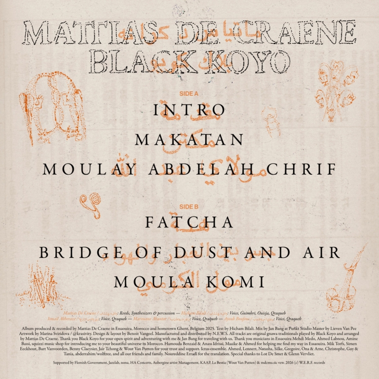 Albumhoes 'Mattias De Craene & Black Koyo'